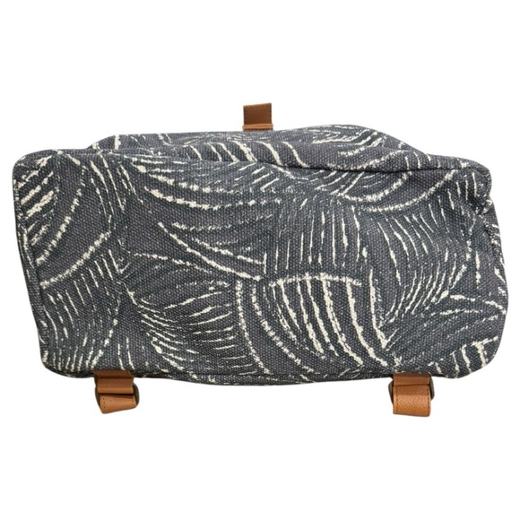 Lu & Elle Paradise Palm Canvas Backpack – Vegan Leather, NWT - Picture 4 of 11